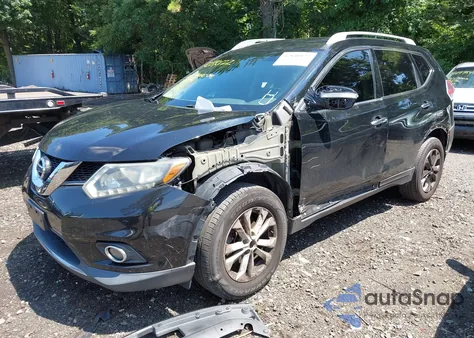 2014 Nissan Rogue Sv from USA, damaged, VIN 5N1AT2MV8EC758442